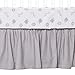 Trend Lab Safari Chevron 3 Piece Crib Bedding Set, Can Be Used As A Blanket Or A Playmat for Tummy Time, Includes Quilt, Fitted Crib Sheet and Skirt