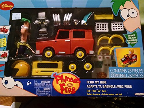 Phineas & Ferb Ferb My Ride Mom's Car With Ferb