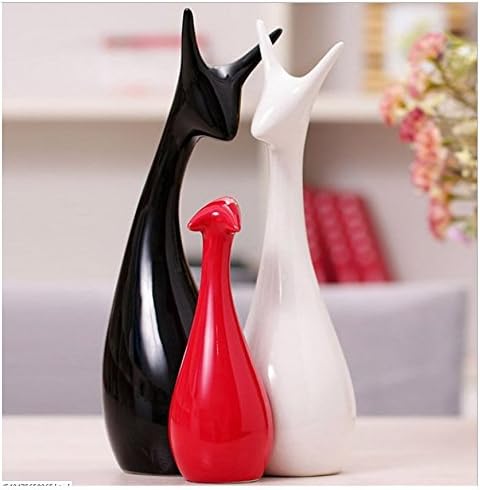 Ceramics Ceramic Decorations Set Serving Shape Design Decorative Crafts Originality Home Decoration Furnishing Animal Ornament (Three deer)