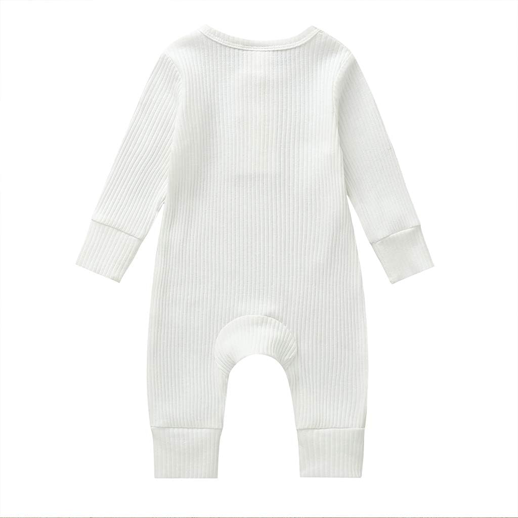 waffle knit baby romper