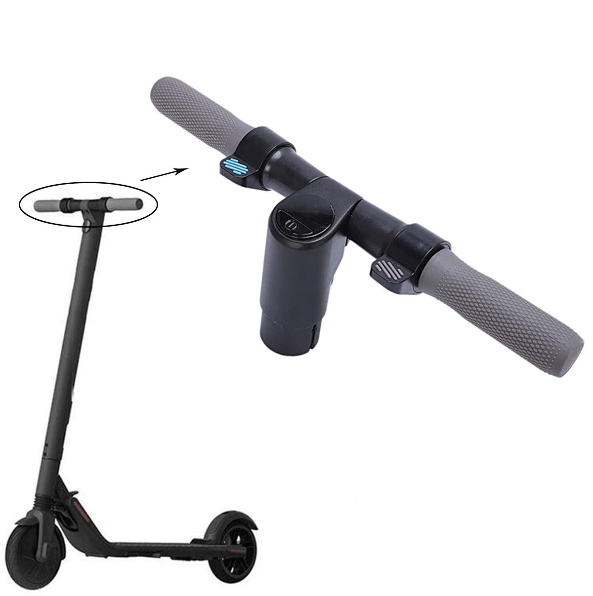FEC Electric Scooter Handlebar Handrail Faucet Kit Replacement for Segway Ninebot Kick ES1/ES2/ES3/E