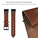 SWEES Leather Bands Compatible with Fitbit Charge 2, Genuine Leather Replacement Large (6.4