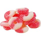 Gummy Rings Candy | 1lb Bulk Pack | Watermelon Flavored Gummy Rings | Sweet &amp; Sour Chewy Treats for Party Favors, Desserts, and Snack Time
