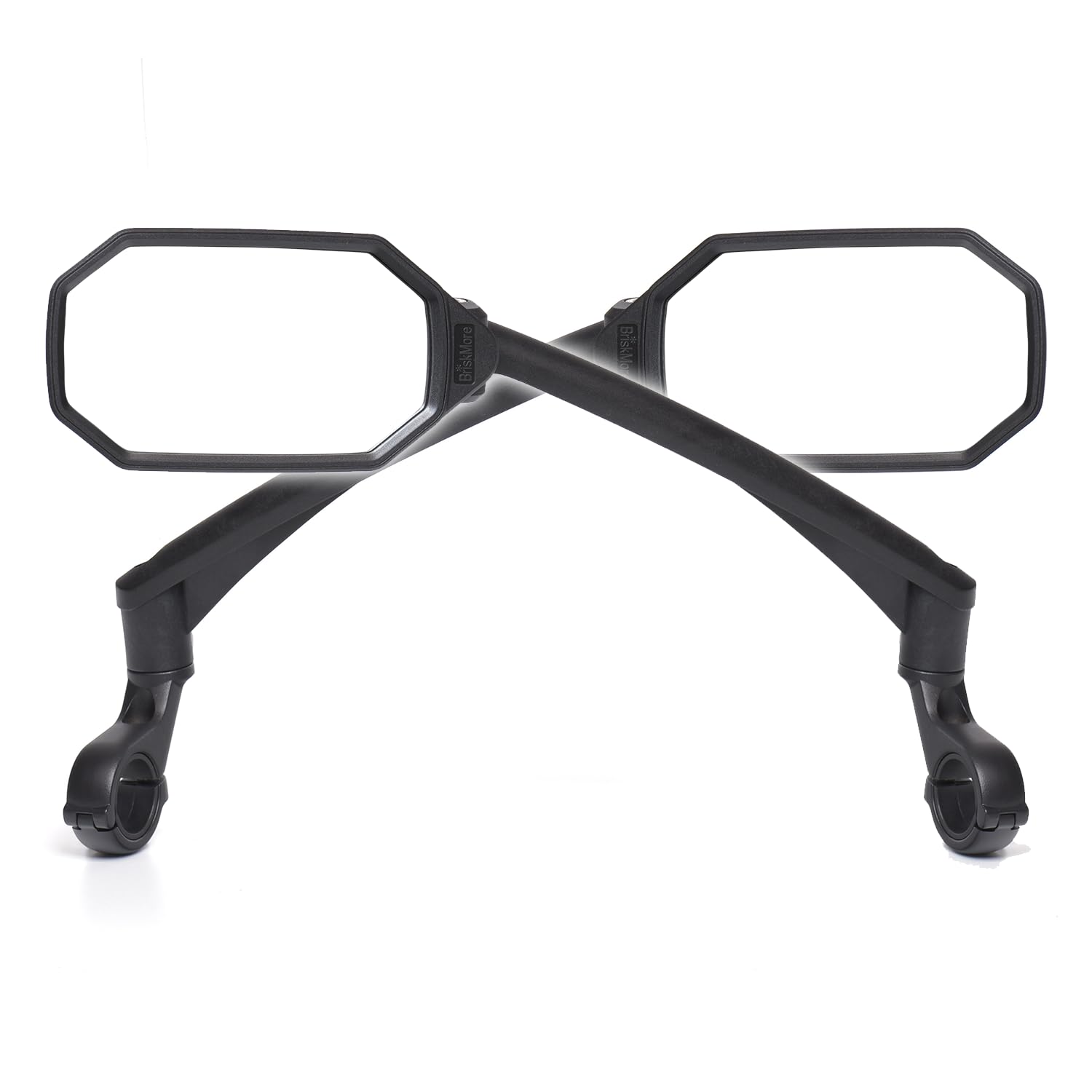 Bike Handlebar Mirrors for Mountain Bikes 1PAIR, High–Definition Convex Glass Lens for Scooters,Lectric Bicycle Handlebars, Scratch Resistant, Safe Rearview for Left and Right Side BT-023