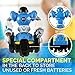 WolVol Bump and Go Robot Toy - Realistic Action with Interactive Sound & Bright Lights - Perfect Gift for Any Occasion for Kids Boys & Girls