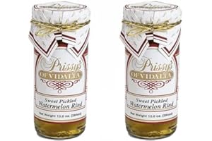 Prissy's of Vidalia Pickled Watermelon Rinds (10 ounce) - Pack of 2