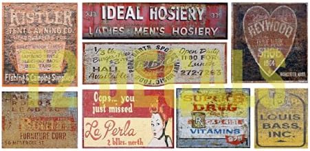 N Scale Ghost Sign Building / Structure Decals #35