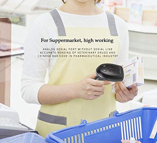 Kercan 130T Wired Automatic USB 2D QR PDF417 Data Matrix Barcode Scanner UPC EAN Bar Code Reader - Thumbnail 5