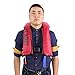 IFLYING Premium Quality Automatic Inflatable PFD Survival Aid Sailing (Red)