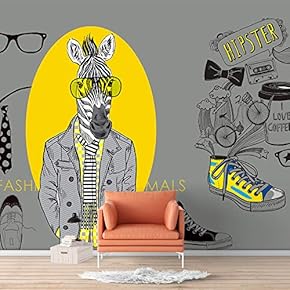Wall Murals for Bedroom Abstract Banksy Street Art Removable Wallpaper Peel and Stick Wall Stickers - 66x96 inches