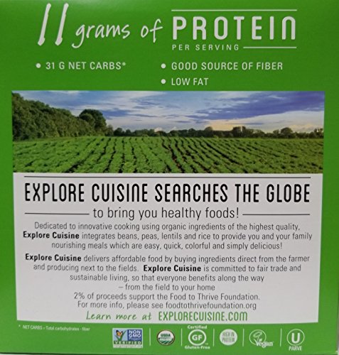 Explore Cuisine Organic Gluten Free Pasta Duo - Chickpea Penne & Red Lentil Penne