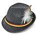 Melesh Adult Felt German Alpine Bavarian Oktoberfest Hat Cap (M)