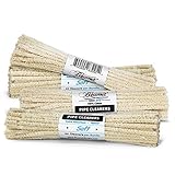 132 Pieces (3 Bundles of 44) Beamer Ultra Premium Soft Pipe Cleaners. Extra Absorbent 100% Cotton, Tapered + Beamer Sticker. Great for Smoking Items, Cleaning, Arts and Crafts. Bendable, Reusable