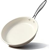 Jovire 8.5 Inch Ceramic Nonstick Frying Pan Skillet - PFAS-Free, Non-Toxic, Oven Safe & Induction Ready, Aluminum Cookware with Stainless Steel Handle