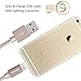 Lightning Cable, GEENKER 2Pack 6FT Nylon Braided Charging Cable Extra Long 8pin USB Cord for Apple iphone 7/7 plus, se, 6s, 6s plus, 6plus, 6,5s 5c 5,iPad Mini, Air,iPad5,iPod on iOS9. - Gold
