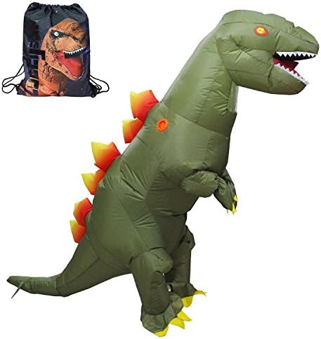 LUCKYSUN PreciousU Inflatable Dinosaur Costume For Christmas Gift (Red) …