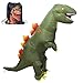 LuckySun Adult T-Rex Dinosaur Inflatable Costume Green With Exclusive Drawstring Bag …