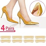 Heel Pads SMATIS 4 Pairs Heel Cushions Inserts for Womens New Shoes High Heels Preventing Heel Rubbing and Blisters and Slip Out.