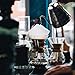 Phyismor Classic Pour Over Coffee Maker Carafe - 1100ml/37oz, Coffee Dripper Brewer Pot, with Borosilicate Glass, for Manual Home Made Drip Coffee