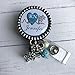 Personalized RN Nurse ID Badge Reel, Blue Nurse Gift, LPN BSN Custom RN Retractable ID holder, Nurse Name