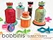 Smartneedle Original BOBBINIS Bobbin Holders (60 pcs) Storage Thread Bobbins on top of Thread spools | Works with L,M and A bobbins |Great for Embroidery, Quilting and Sewing Thread