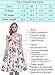 Belle Poque Classy Tea Length Dress Sleeveless Prom Party Dress Floral-23 L BP02