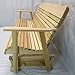 Kilmer Creek 5 Foot Natural Cedar Porch Glider, Amish Crafted