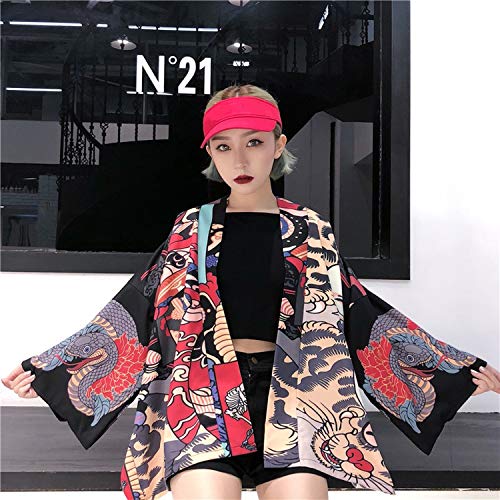 Kimono Cardigan Blouse Shirt Beach Kimonos Woman Cosplay Yukata OBI Japanese Komono Kk2451,1,One Size