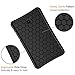 Fintie Silicone Case for Samsung Galaxy Tab A 8.0 2018 Model SM-T387, [Honey Comb Series] [Kids Friendly] Light Weight Shock Proof Protective Cover, Black