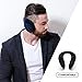 QXQY Earmuffs Unisex Classic Foldable Fleece Winter Outdoor Ear Warmer, Blue