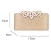 Fawziya Evening Clutch Rhinestone Crown Medium Novelty Purses For Women Formal-Gold