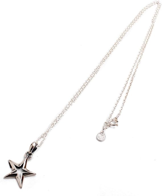 Amazon Co Jp ネックレス メンズ スター 星 トップ ロングネックレス シルバーネックレス レディース ユニセックス F シルバー 服 ファッション小物