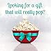 Silver Whirley Pop Stovetop Popcorn Popper - Stainless Steel Popper Makes Up to 6 Quarts of Popcorn in 3 Minutes, Includes Ready To Make Popcorn Pouch - Perfect for Movie Nights and More