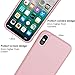 JASBON Case for iPhone X/iPhone Xs, [7FT Drop Protection] [Soft Anti-Scratch Microfiber Lining] Liquid Silicone Gel Rubber Phone Case, Full Body Drop Protection Cover Case, 5.8 inch, Sand Pink