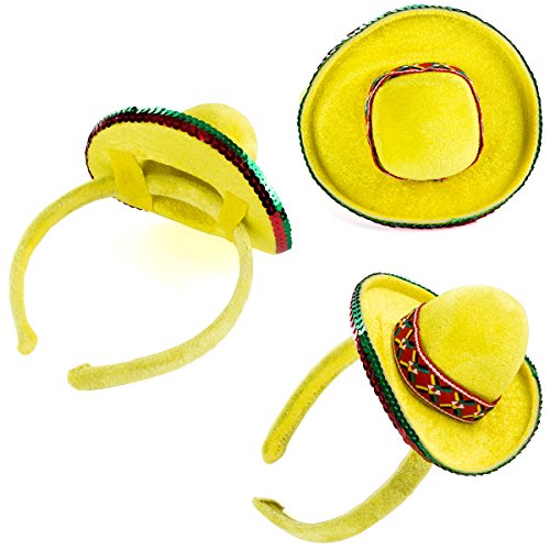 2 Tigerdoe+Sombrero+Party+Hats+Headbands