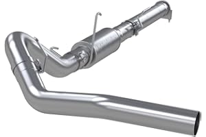 MBRP 4 Inch Cat Back Exhaust System Single Side Exit, Fits Dodge Ram 2500/Ram 3500 2004-2007, 5.9L Cummins Engine Only, Alumi