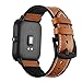 Kartice Compatible Amazfit Bip Band,Huami Amazfit Bip Bands Hybrid Leather Strap Replacement Buckle Strap Wrist Band for Amazfit Bip Smartwatch. (Brown2)