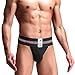 Arjen Kroos Men's Athletic Supporter Workout Running Jockstrap Underwear With Wide Band,5 PACK-A,Small