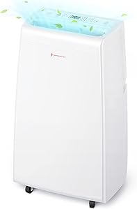TaoTronics Portable Air Conditioner 10000 BTU 3-in-1, Portable AC Unit with 3 Fan Speeds, Dehumidifier Mode, Sleep Mode, Timer, Digital Display, with Remote Control for Living Rooms up to 350 Sq. ft