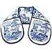 Pimpernel Spode Blue Italian Double Oven Glove Mitt | 100% Cotton | Iconic Traditional English Design |