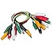 Yakamoz 20PCS Alligator Clips Electrical Jumper Wires Test Leads with Aligator Clips Double-ended Gator Clip Insulated Testing Wires