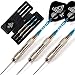 CUESOUL 20 Grams Steel Tip Brass Barrels Nickle Planting Darts Set with Aluminum Shafts and Case