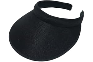jecvxor Cloth Covered Slip-On Visor for Women, Adjustable Cap Sports Sun Visors for Men