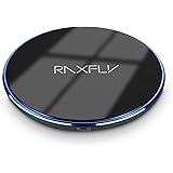 USB Wireless Charger Mat,Raxfly Mini Protable Standard QI Wirless Charging Pad for iPhone X / 8 / 8 Plus Fast Wireless Charge for Samsung Galaxy S8 / S8 Plus / S7 / Note 8 (Adapter No Included)