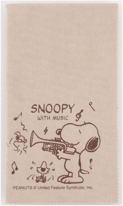 Amazon Snoopy With Music スヌーピー Scloth Tp 楽器用クロス 金管楽器メンテナンス用品 楽器