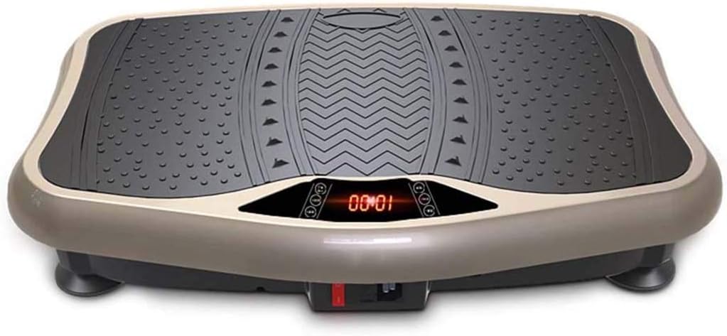 Regrosecity Whole Body Workout Vibration Machine Fitness Platf Full Body Viberation Platform Plate Exercise Weight Loss Gray