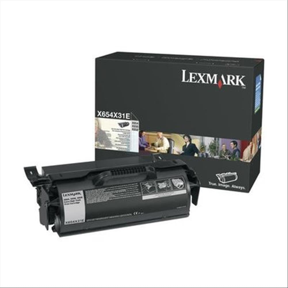 Lexmark - toner cartridge - extra high yield - 1 x black - 36000 pages - LRP X654X31E ( X654/6/8 series)