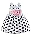 Hotone Baby Girls' Polka Dot Flower Fancy Dress - 2-3 Years - White