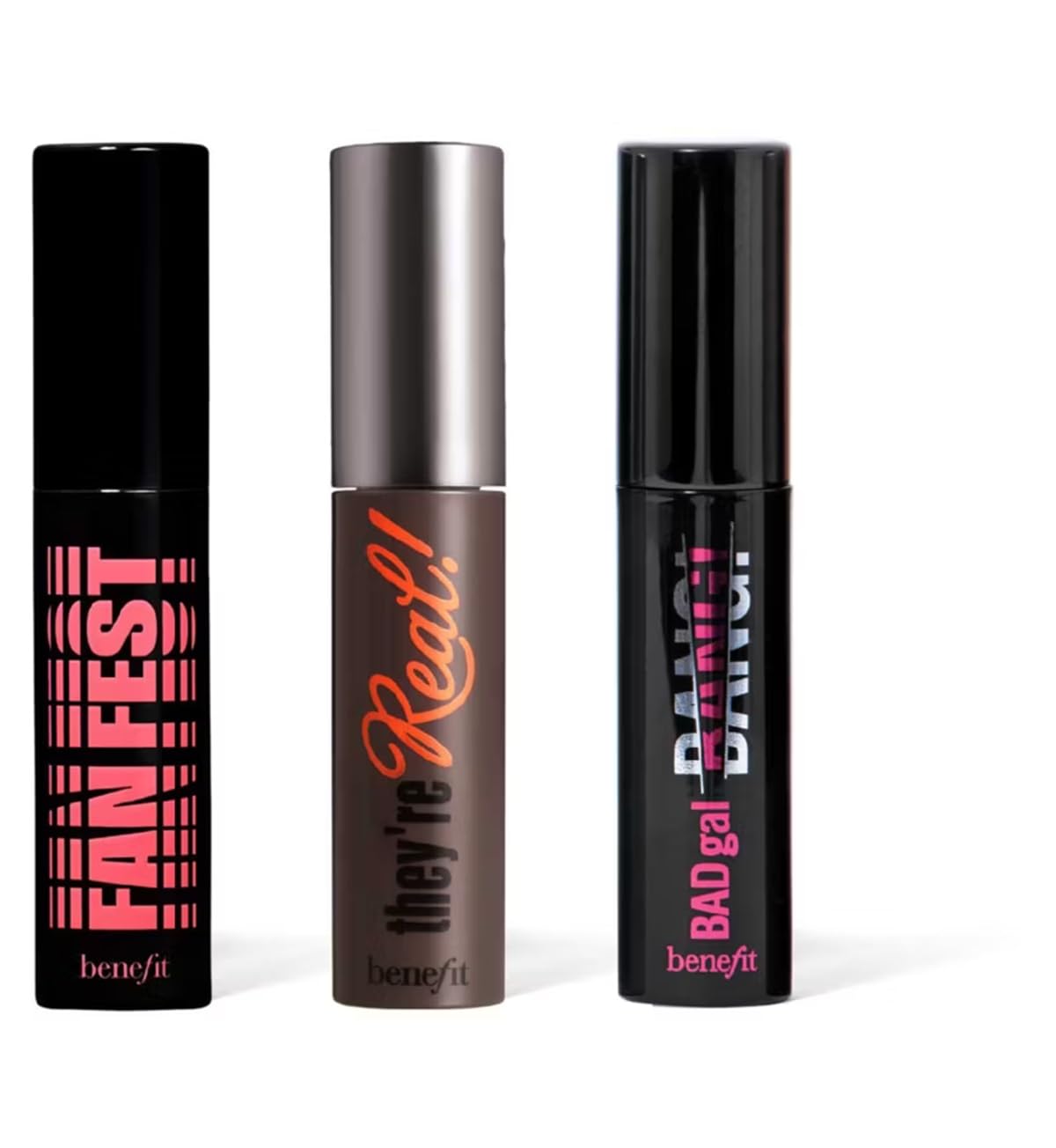 Benefit SAMPLE-SIZE Mascaras bundle - They're Real!, BADgal BANG! and Fan Fest 3g each