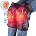 HailiCare Heated Knee Massager, Heat & Vabration Knee Brace Wrap Electric Heating Pad W/Rechargable 8.4V Lipo Battery Warm Therapy for Joint Pain, Cramps, Arthritis Meniscus Pain Relief (1 Pair)